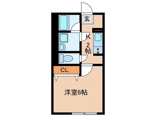 ハーモニーフラッツ神楽坂の物件間取画像